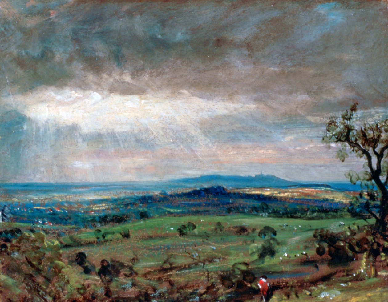 Hampstead Heath Harrow-val a távolban, 1821 alkotó: John Constable
