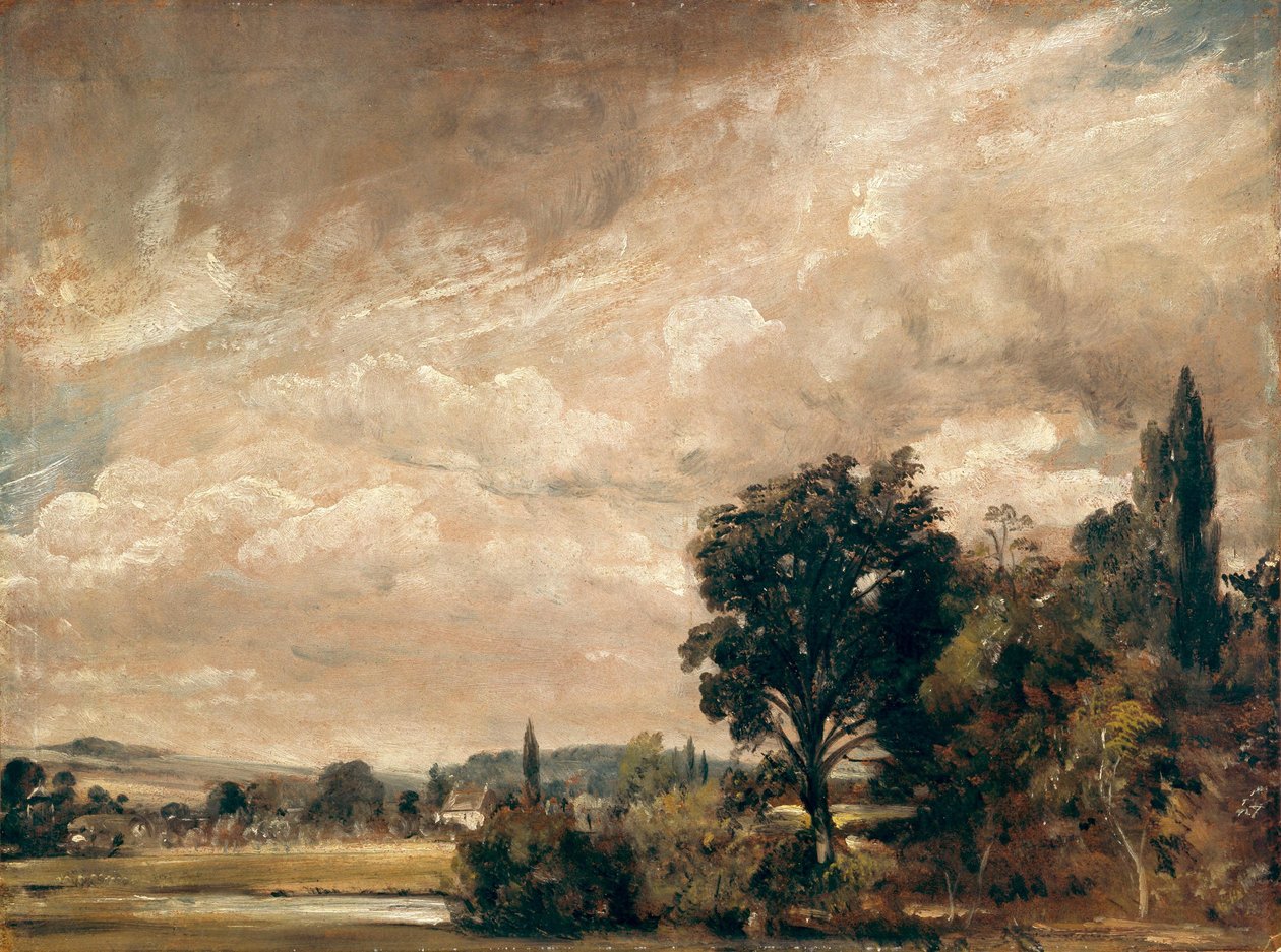 A Harnham Ridge-re nyíló kilátás Fisher fődiakónus házából, Salisbury-ből alkotó: John Constable