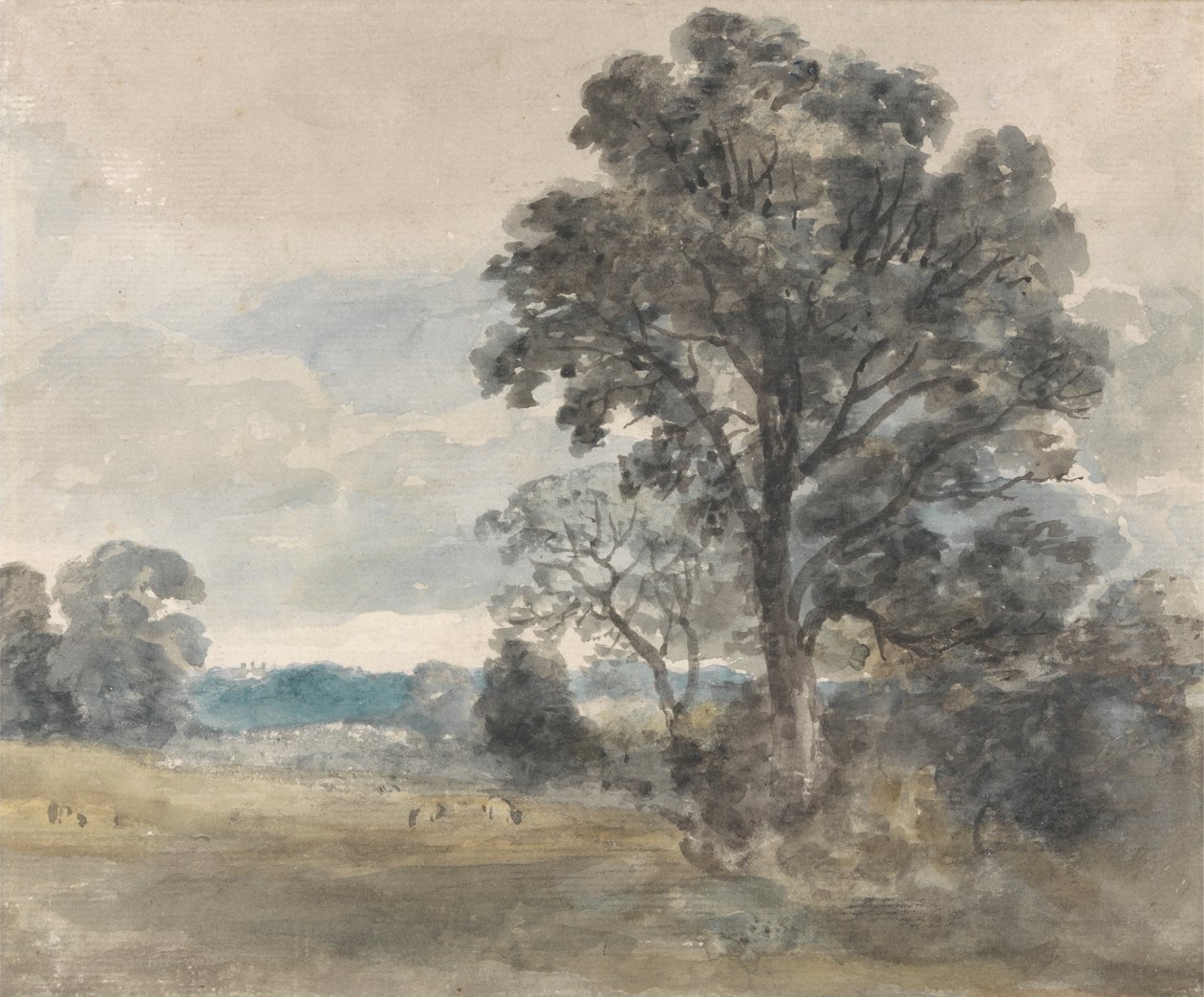 Kelet-Bergholti táj alkotó: John Constable