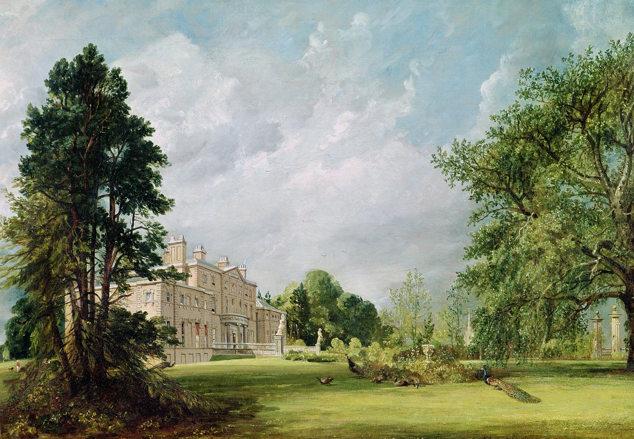 Malvern Hall, Warwickshire, 1821 alkotó: John Constable