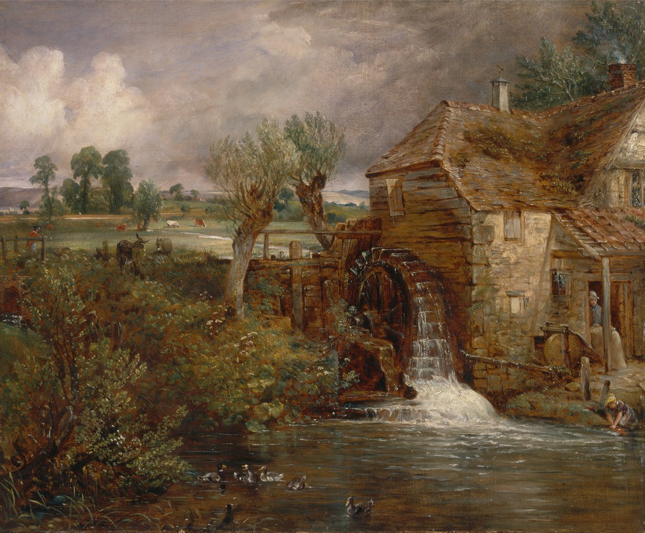 Parham Mill, Gillingham, kb. 1826. alkotó: John Constable