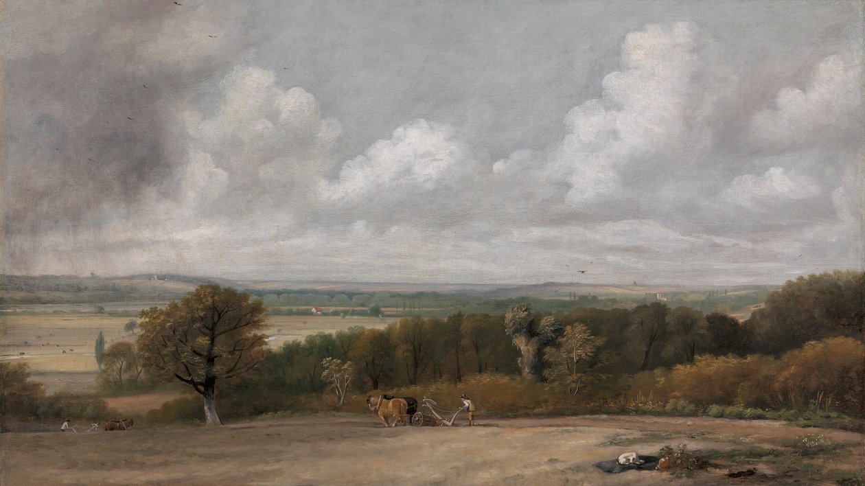 Szántó jelenet Suffolkban alkotó: John Constable