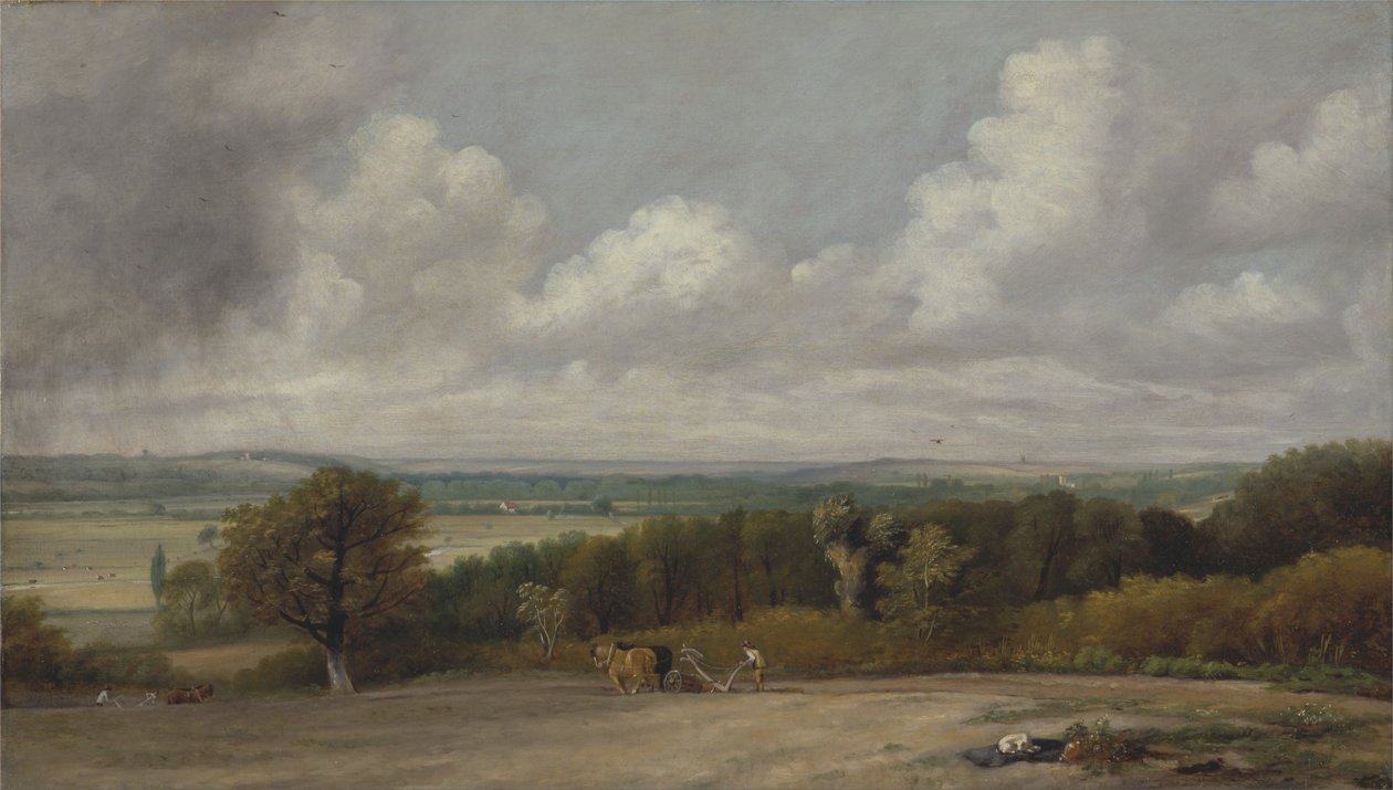 Szántási jelenet Suffolkban alkotó: John Constable