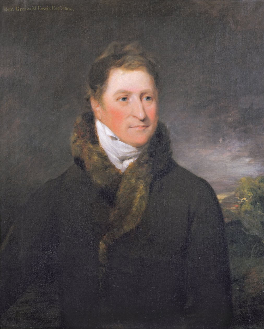 Greswold Lewis († 1819) portréja a Warwickshire-i Malvern Hallból alkotó: John Constable