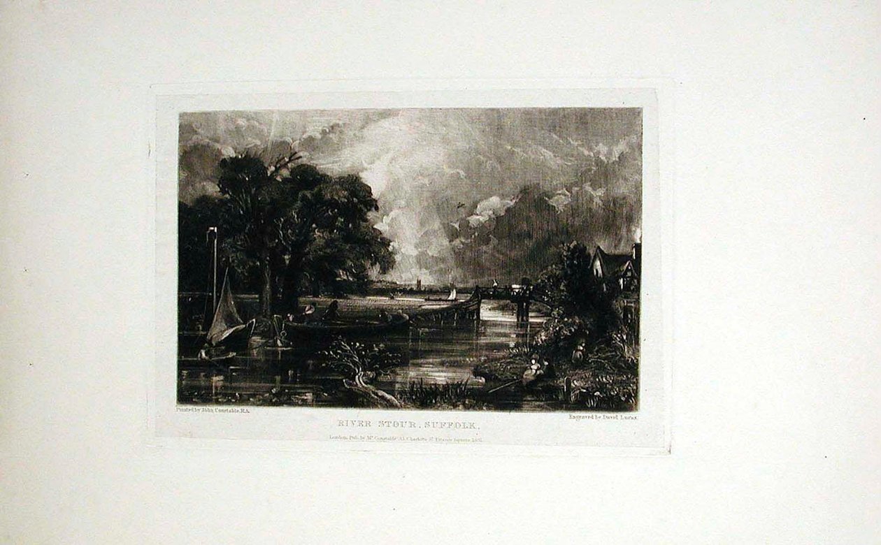 Stour folyó, Suffolk alkotó: John Constable