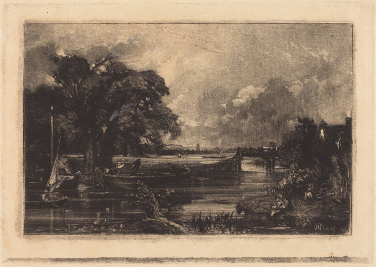 Stour folyó, Suffolk alkotó: John Constable