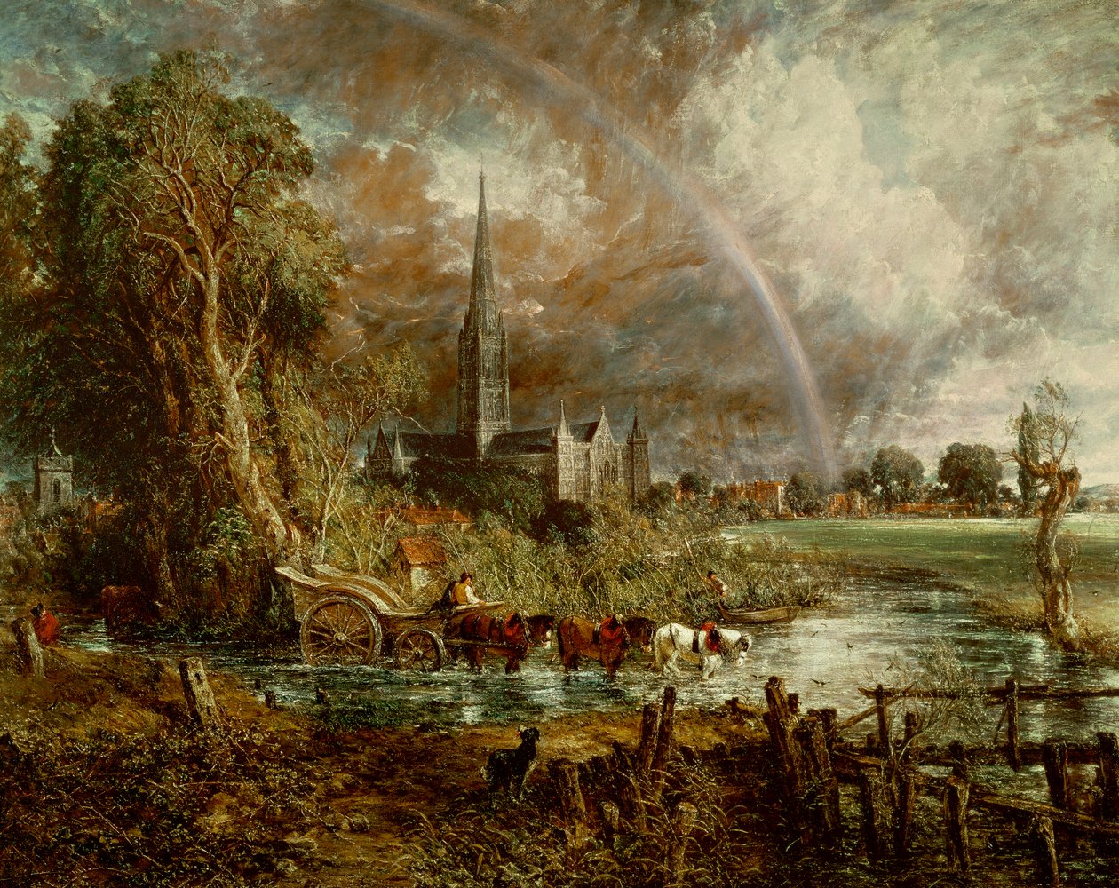 Salisbury Cathedral From the Meadows, 1831 (a részletekért lásd: 188984-188985) alkotó: John Constable