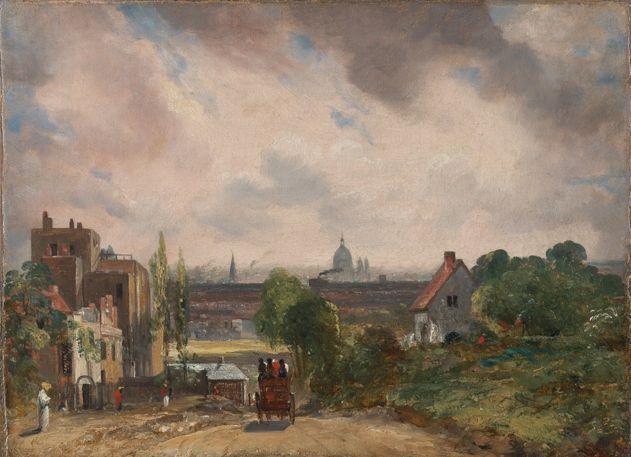 Sir Richard Steele kunyhója, Hampstead alkotó: John Constable