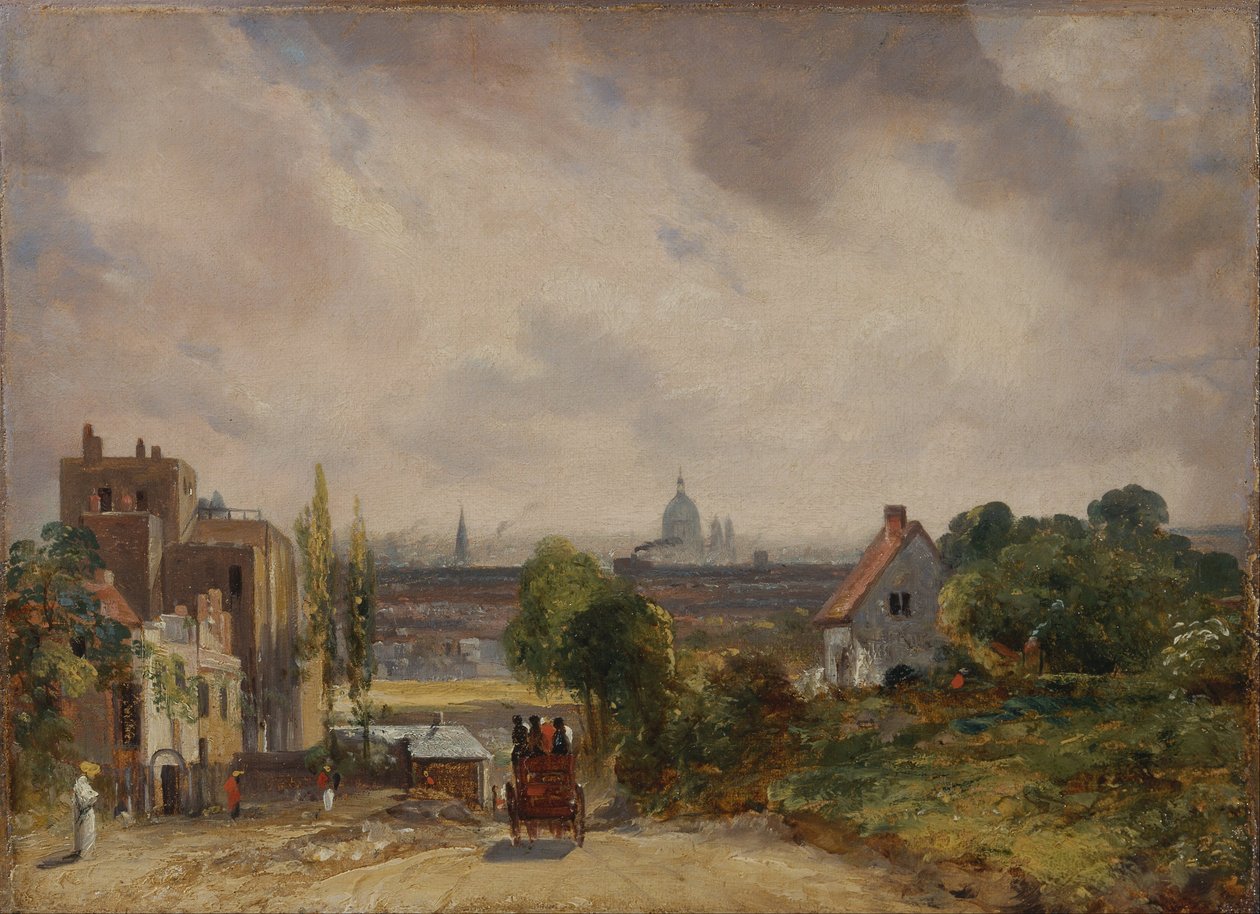Sir Richard Steele kunyhója, Hampstead alkotó: John Constable
