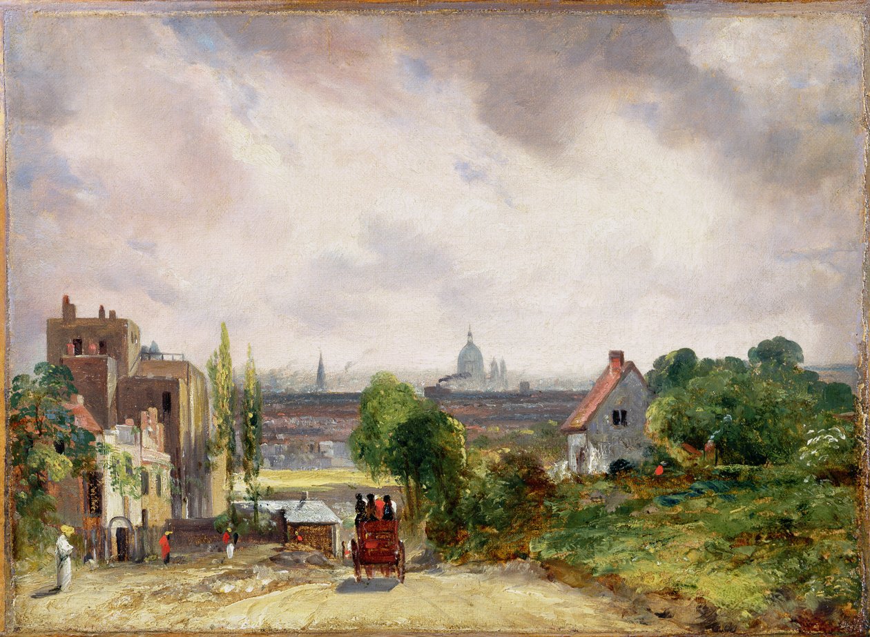 Sir Richard Steele kunyhója, Hampstead, 1832 körül alkotó: John Constable