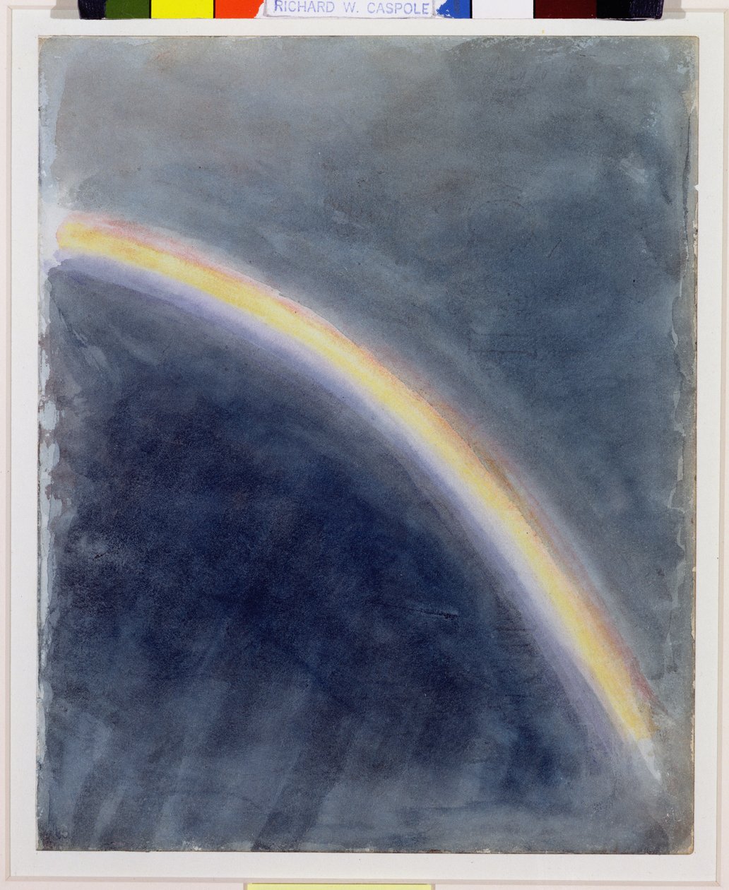 Sky Study with Rainbow, 1827 alkotó: John Constable