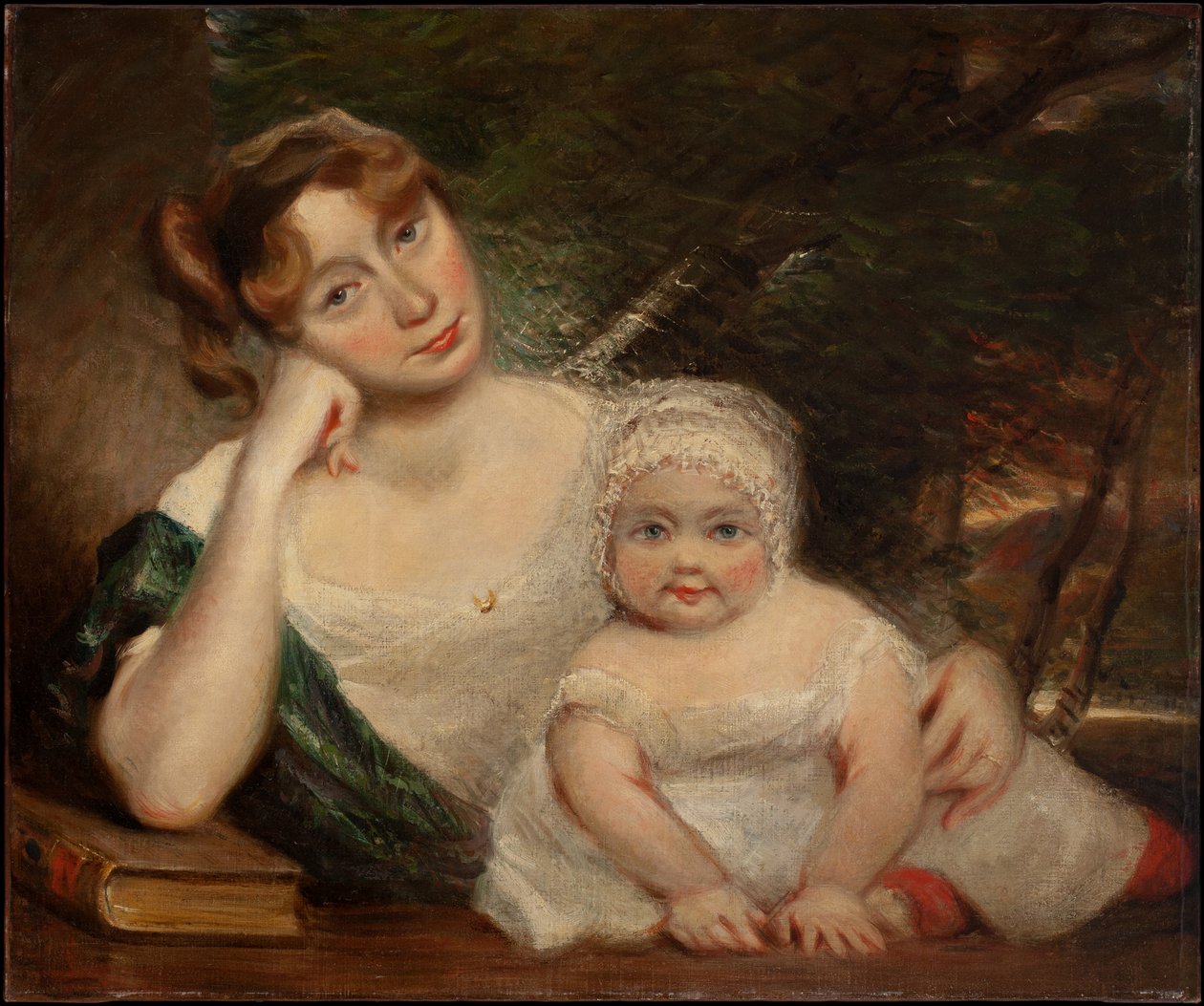 Sophia Lloyd és gyermeke alkotó: John Constable