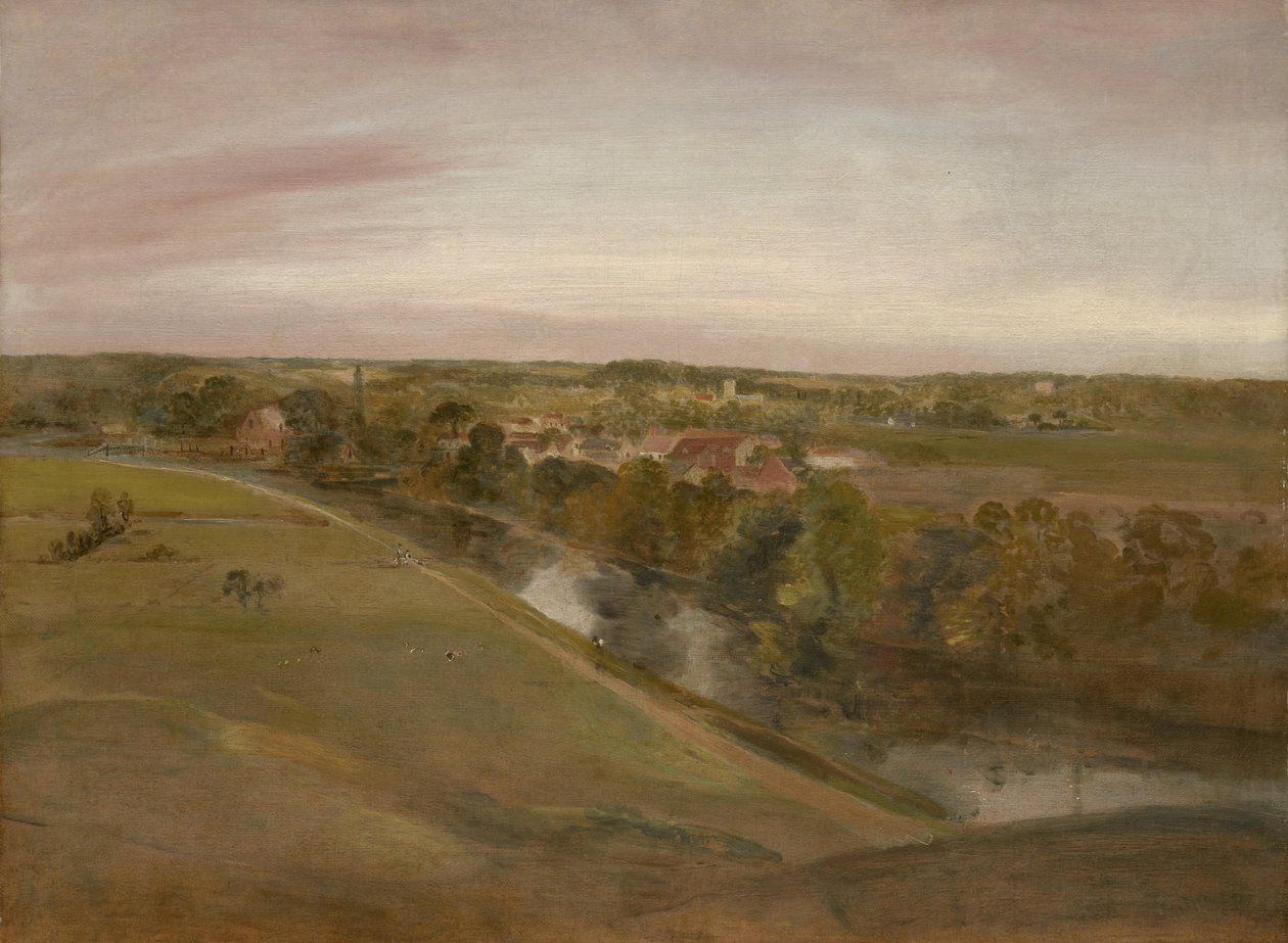 Stratford Saint Mary Coombsból, 1800 körül alkotó: John Constable