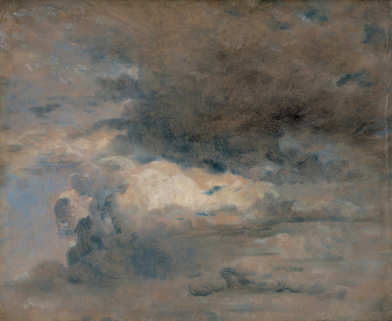 Tanulmány a felhőkről – Este, 1822. augusztus 31. alkotó: John Constable