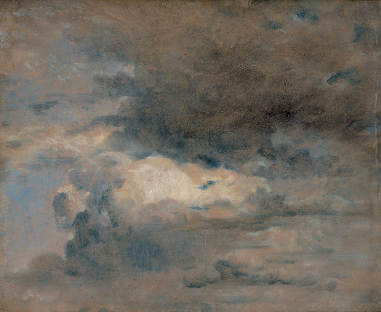 Tanulmány a felhőkről – Este, 1822. augusztus 31 alkotó: John Constable