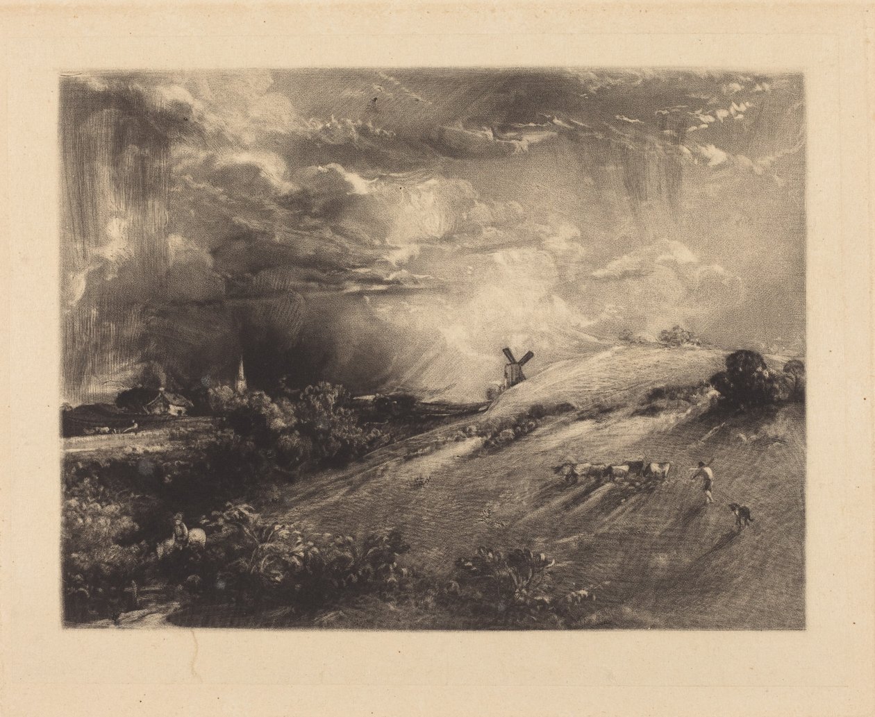 Nyári délután egy zápor után alkotó: John Constable