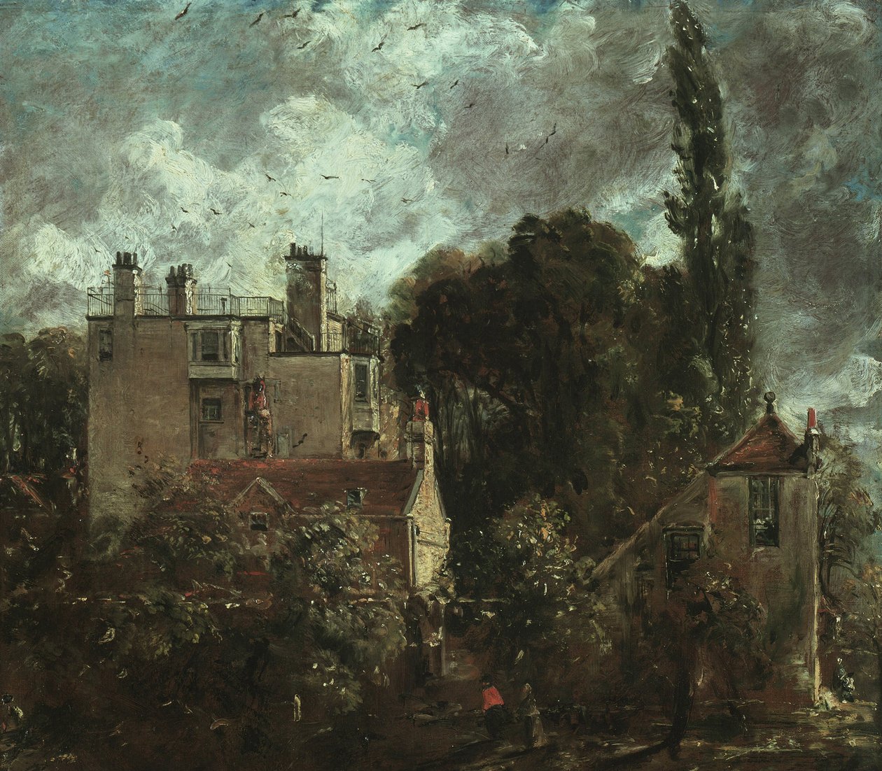 The Grove, vagy az Admirals House Hampsteadben, 1821-1822 alkotó: John Constable