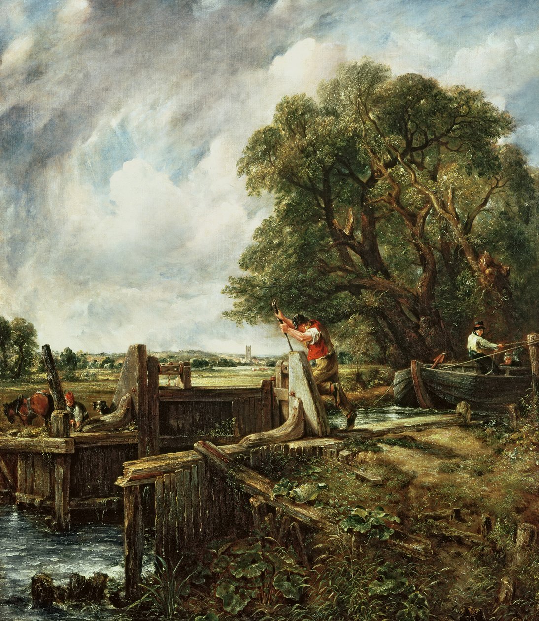 A zár, 1824 alkotó: John Constable