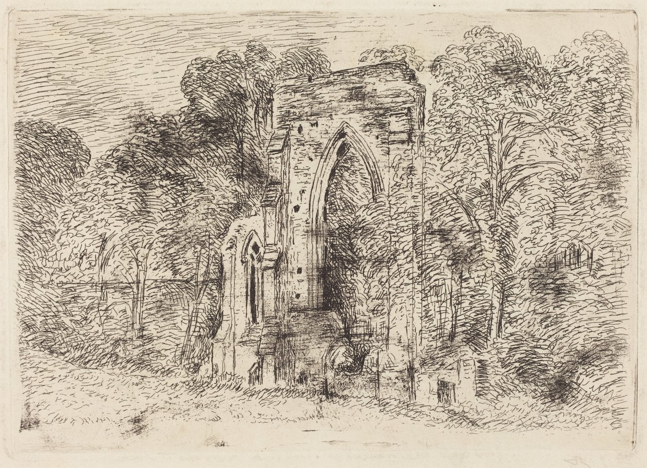 A Netley-apátság romjai alkotó: John Constable