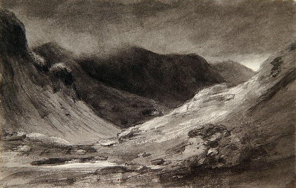 Newlands völgye: Nagyon viharos délután alkotó: John Constable