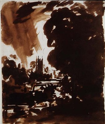 Kilátás a Stourra alkotó: John Constable