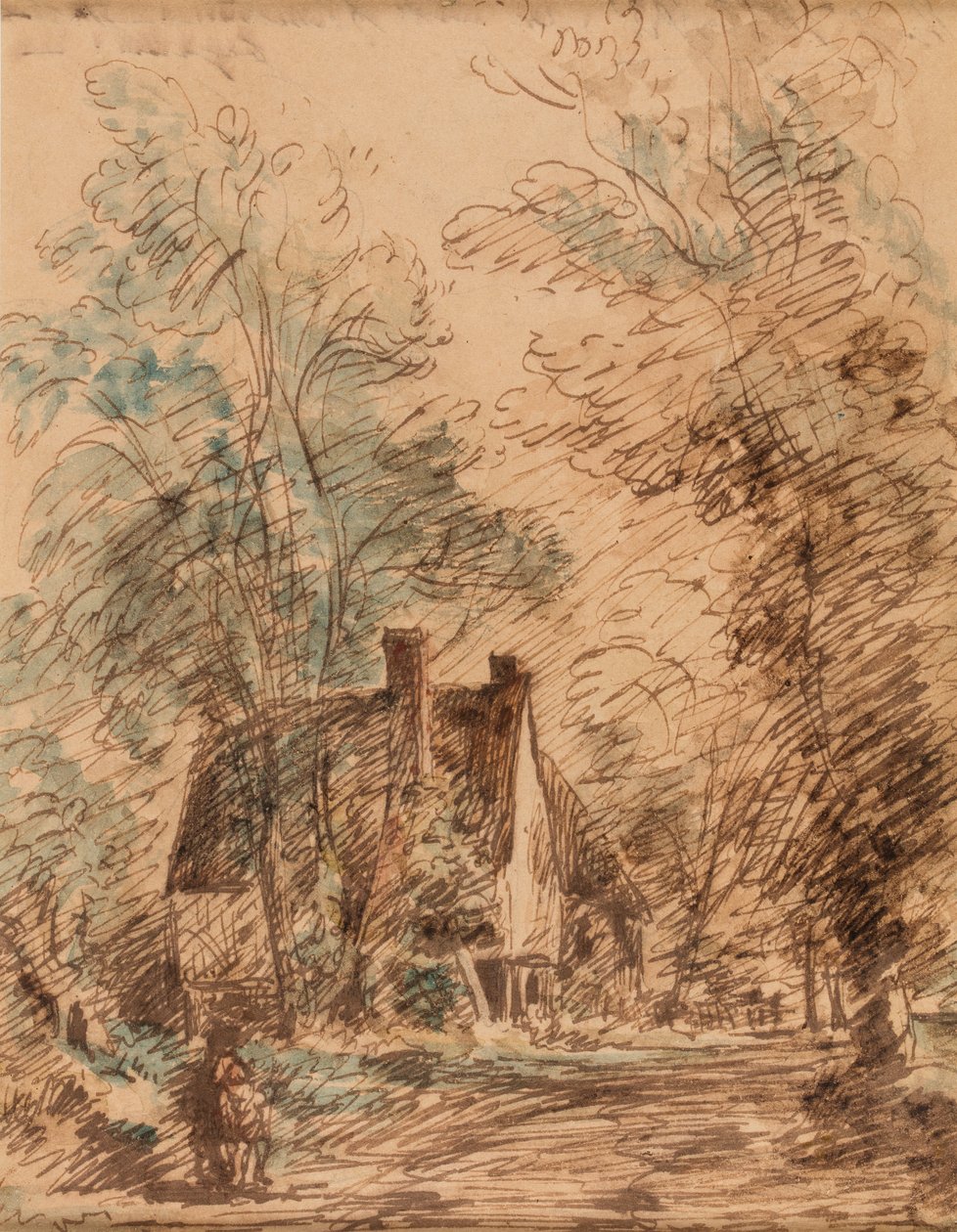 Water Lane, Stratford St.Mary alkotó: John Constable