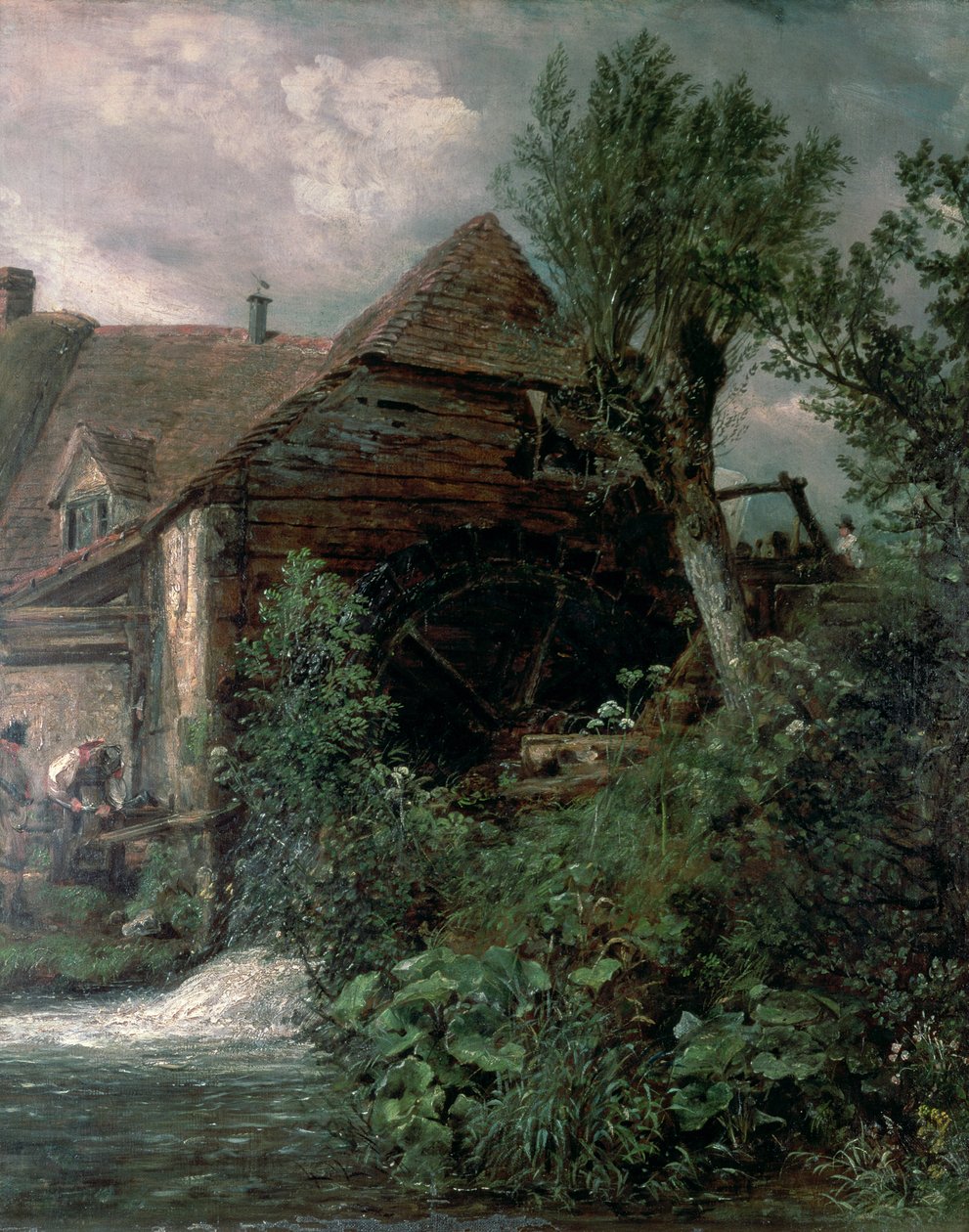 Vízimalom Gillinghamben, Dorsetben alkotó: John Constable