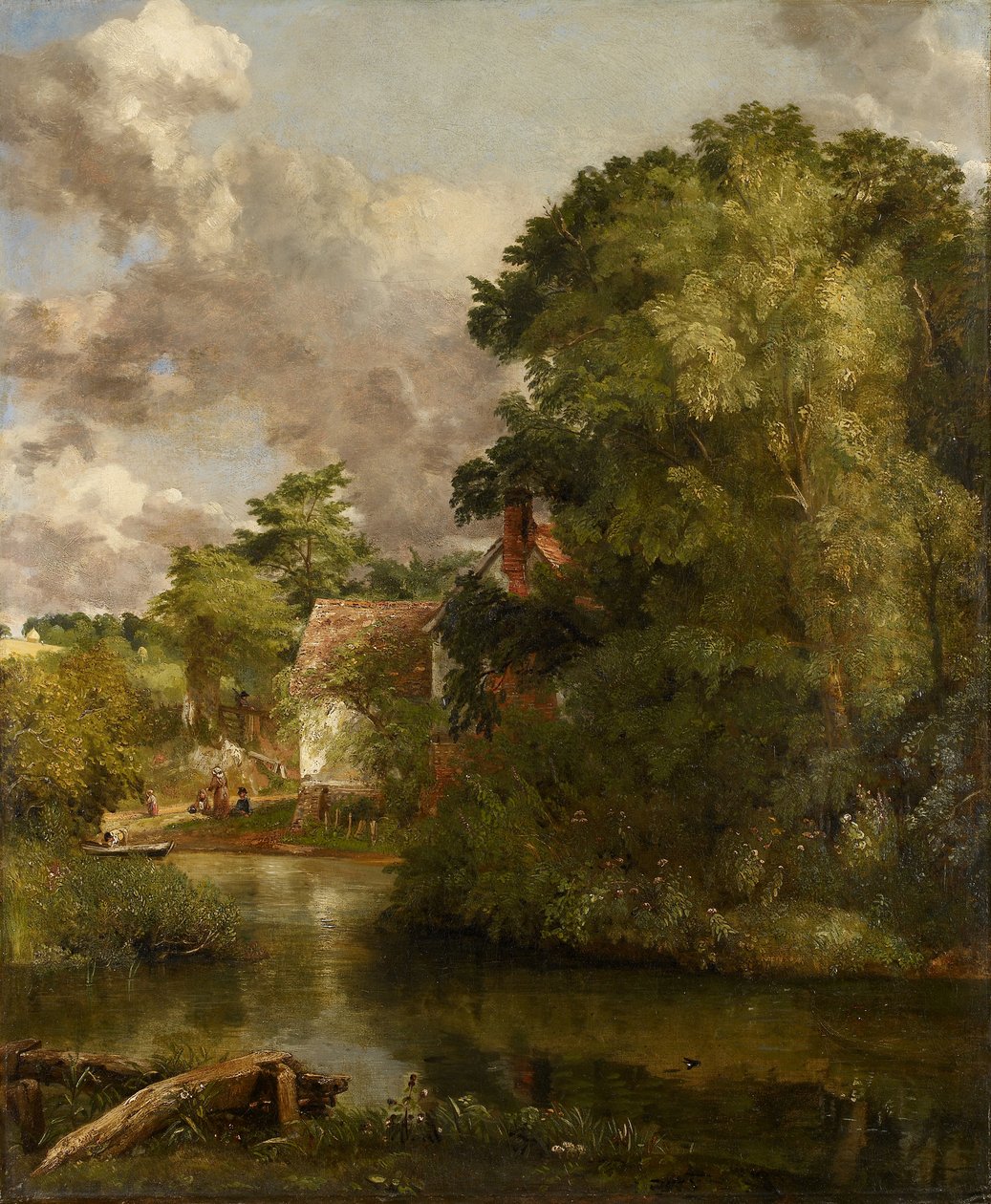 Willy Lott háza a Stourból (The Valley Farm), 1816-1818 körül (olaj, vászon) alkotó: John Constable