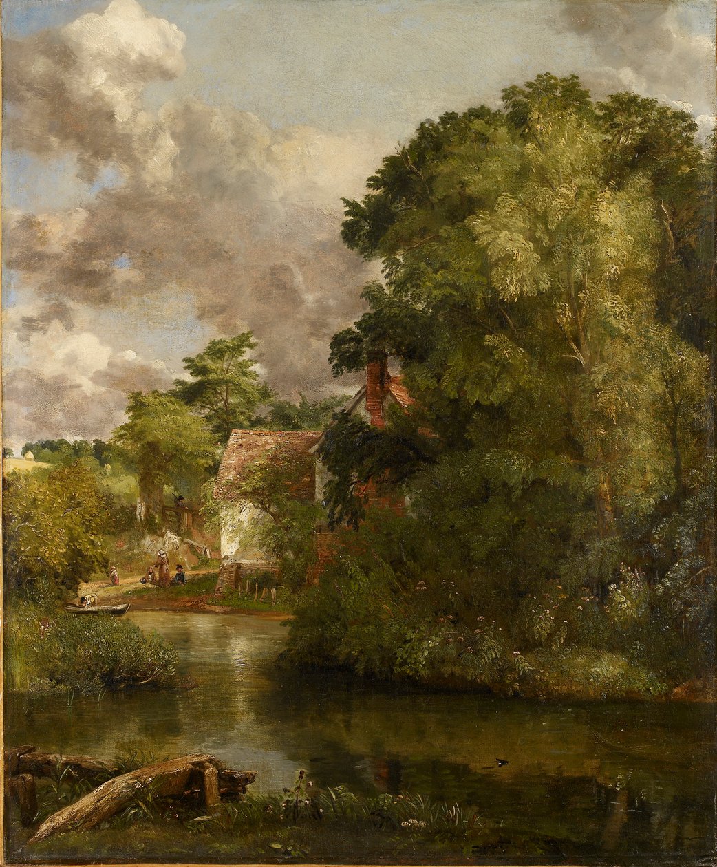 Willy Lott háza a Stour The Valley Farmból, 1816-1818 alkotó: John Constable