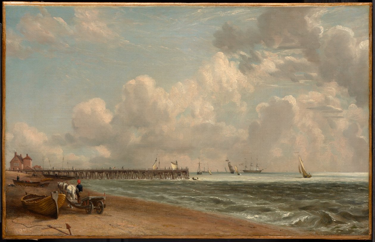 A yarmouthi móló alkotó: John Constable
