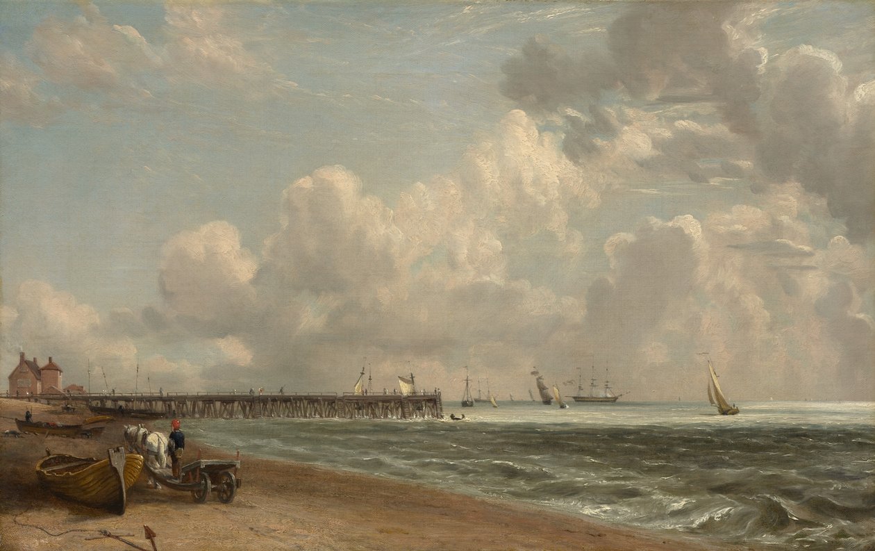 Yarmouth móló, 1822-23 körül alkotó: John Constable