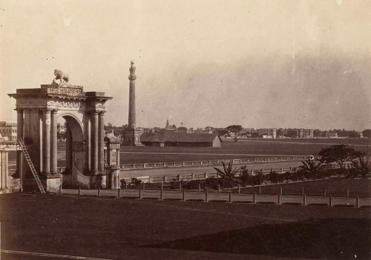 [Chowringhee nézete a kalkuttai kormányházból], 1858-61. alkotó: John Constantine Stanley