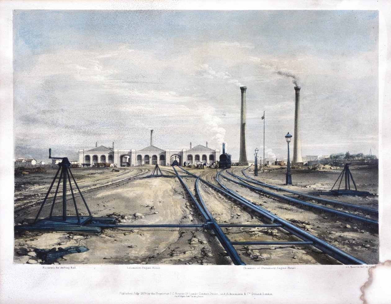 Camden Town Motorház, 1838 alkotó: John Cooke Bourne