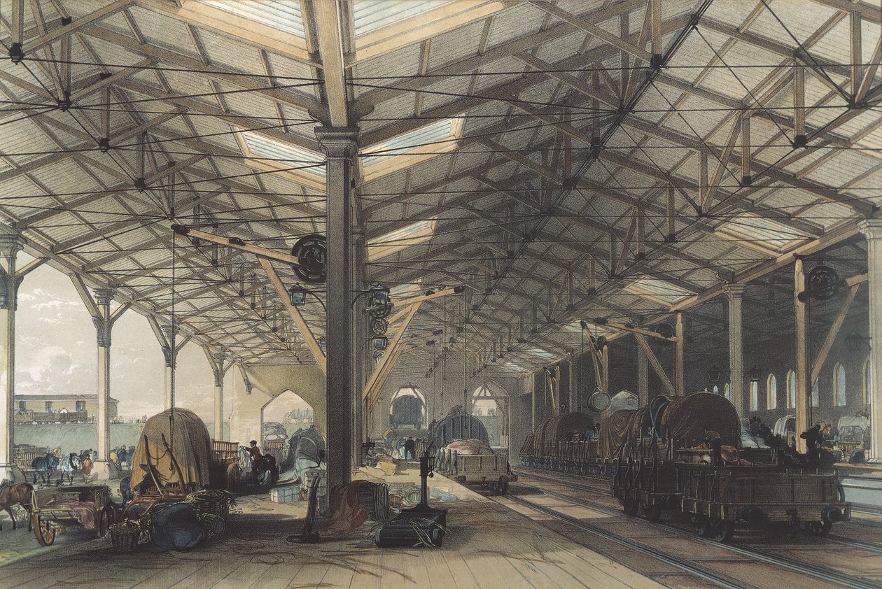 Áruház, Bristol, Great Western Railway, 1846 alkotó: John Cooke Bourne
