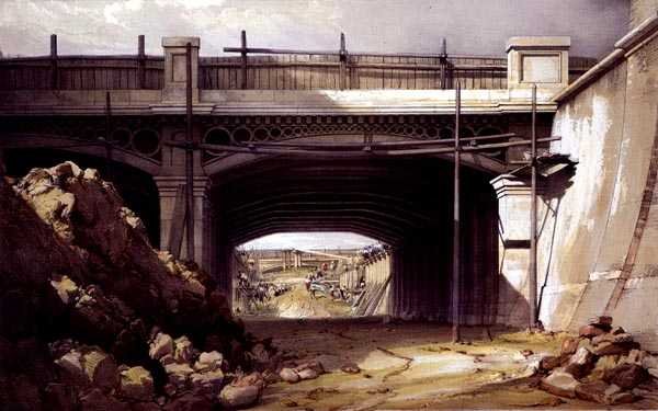 Hampstead Road Bridge alkotó: John Cooke Bourne