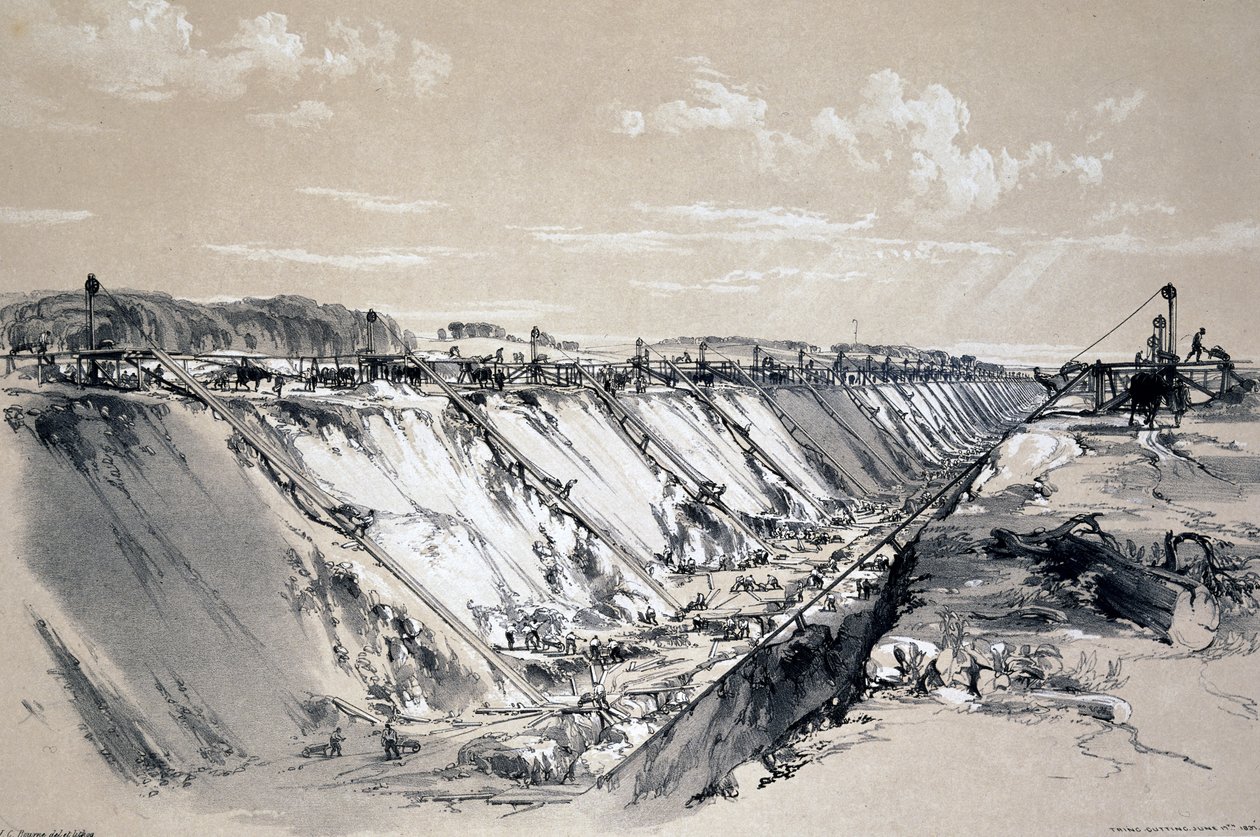 Tring Cutting, Hertfordshire alkotó: John Cooke Bourne