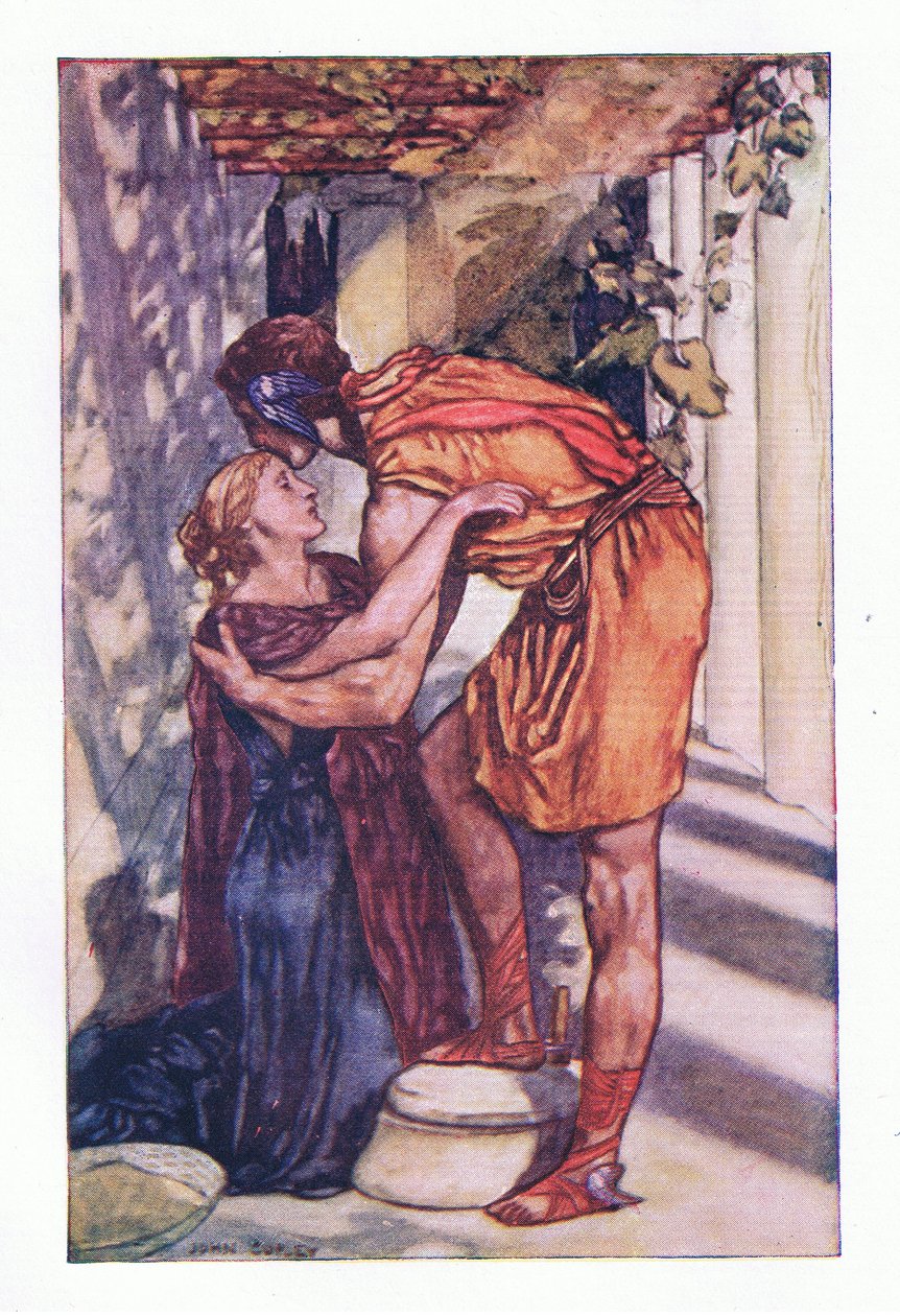 Perszeus elkezdte nagy kalandját, a The Gateway to Romance-től, amelyet Thomas Nelson & Sons adott ki. alkotó: John Copley
