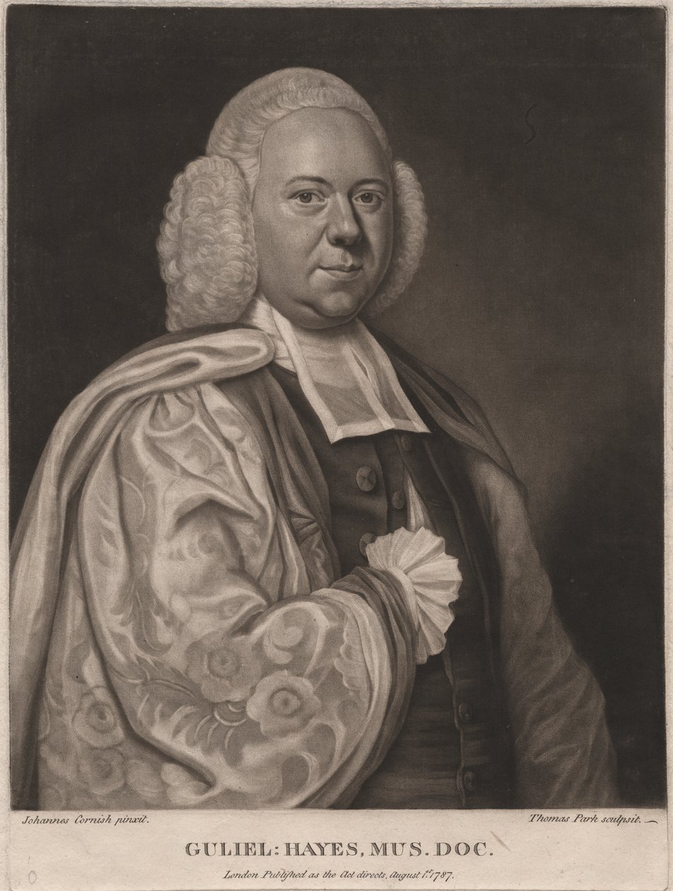 Guliel Hayes, Thomas Park metszete (1758-1834), 1787 (mezzotinta) alkotó: John Cornish