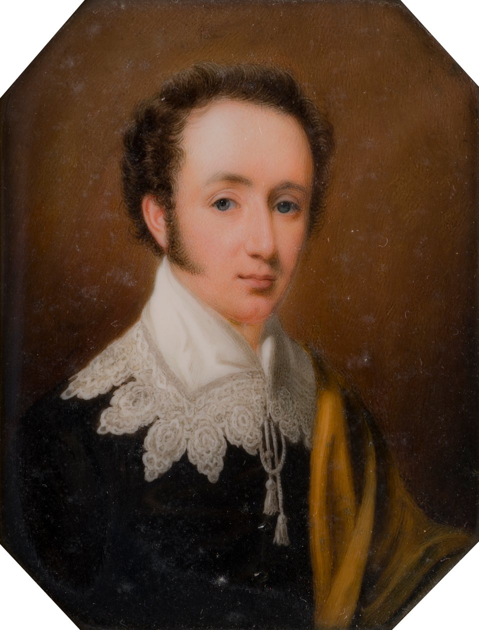 George portréja, Newport vikomt, később Bradford 2. grófja (1789-1865), 1809-1862 körül (olaj, elefántcsont) alkotó: John Cox Dillman Engleheart