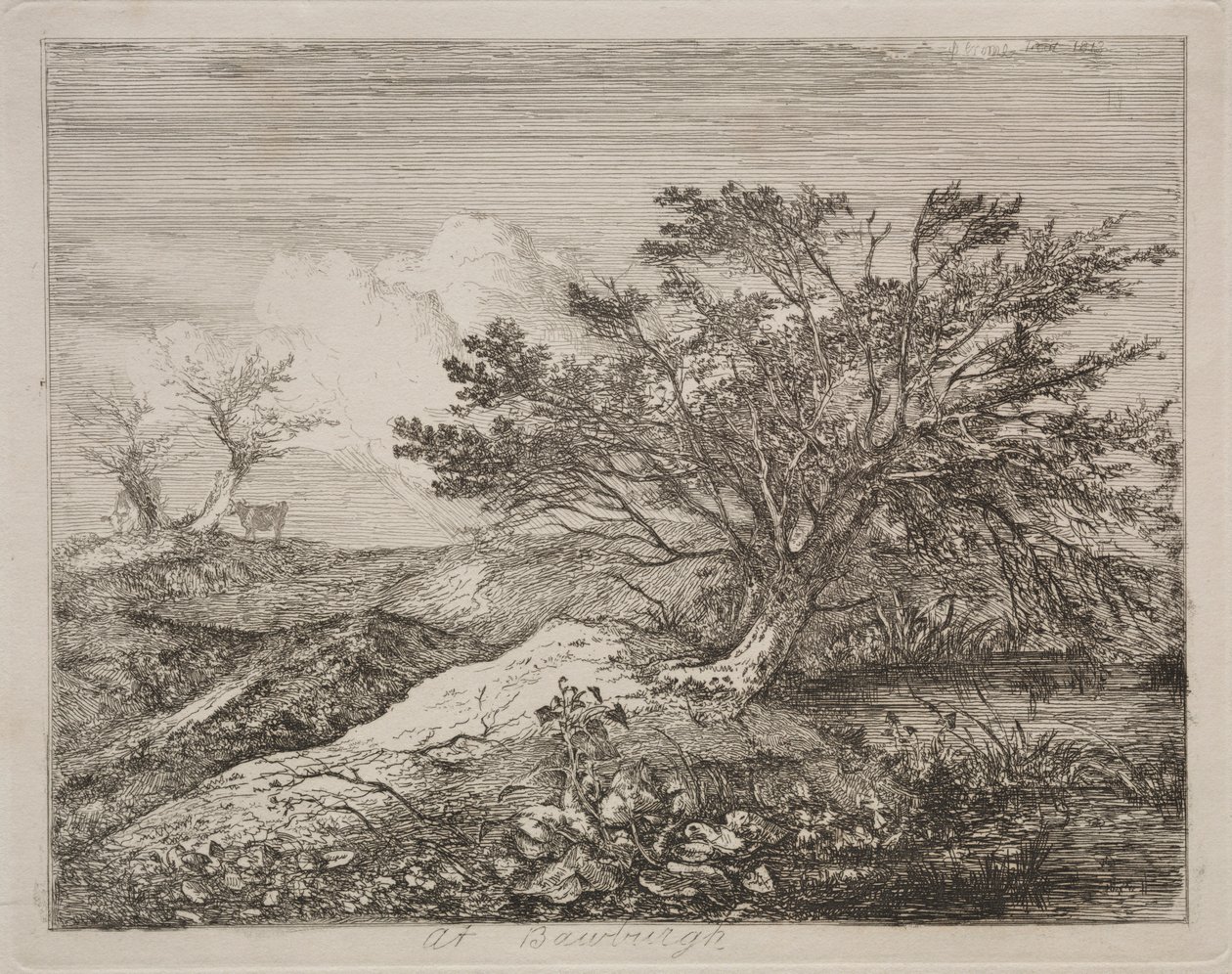 Bawburgh-ben, 1813. alkotó: John Crome