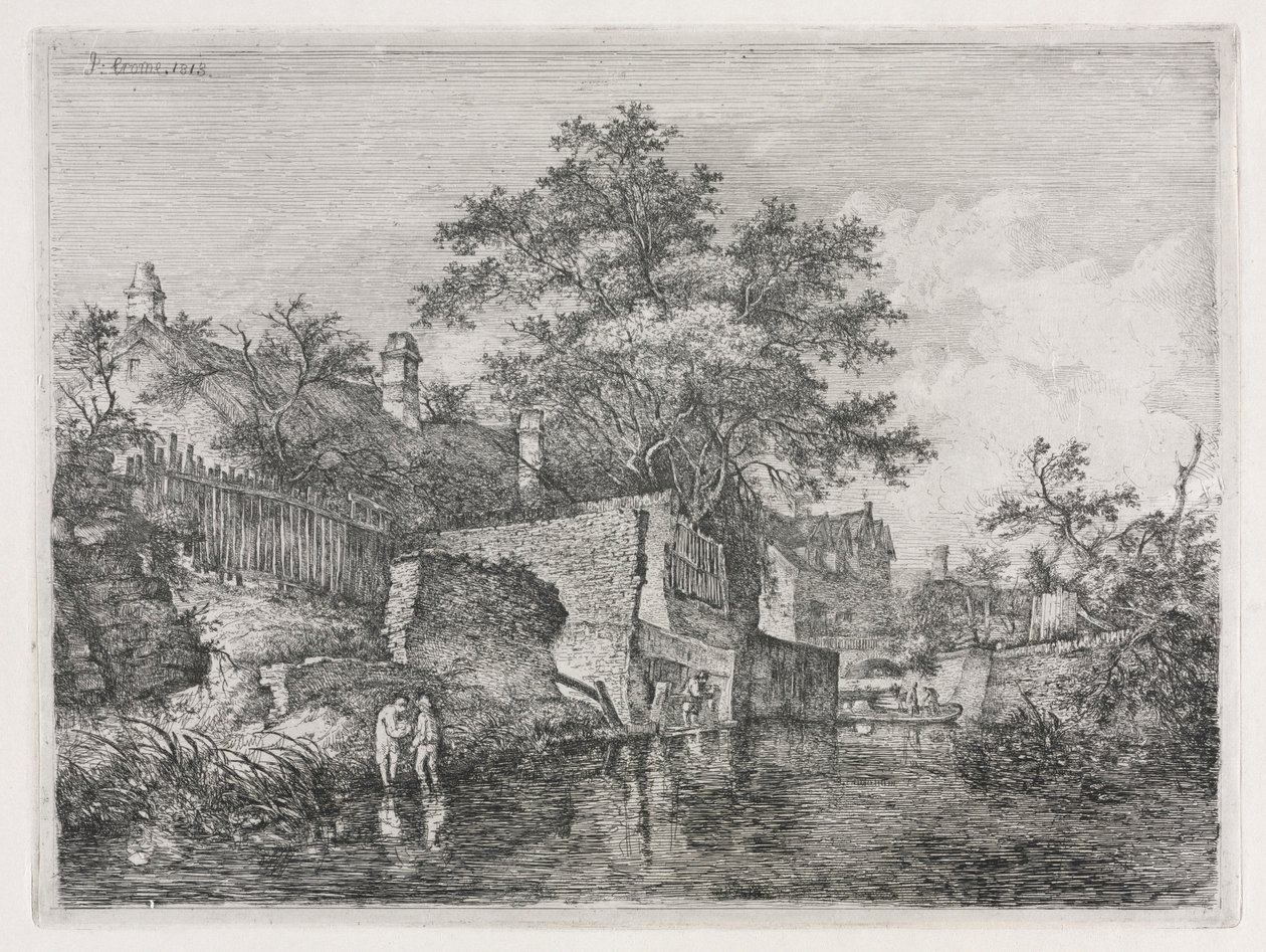 Az új malmok eleje, 1813. alkotó: John Crome
