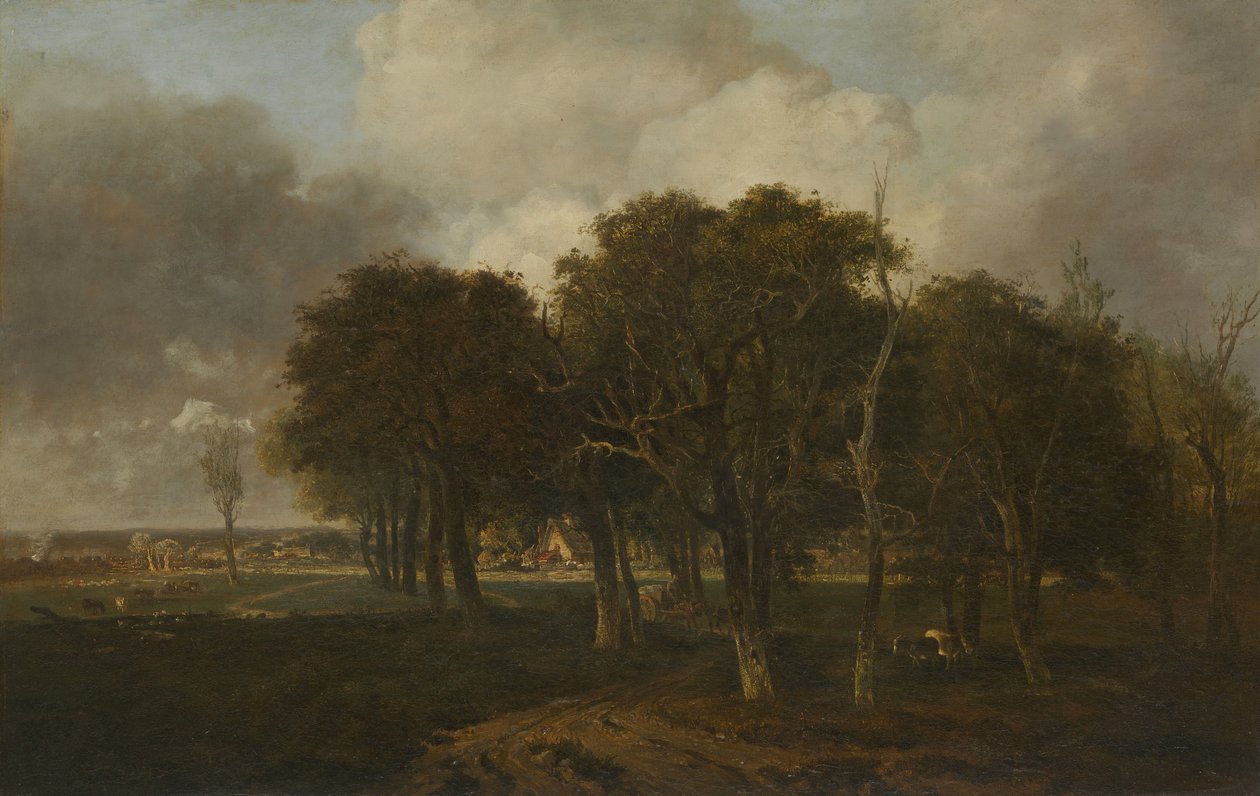 Hautbois Common, Norfolk, valószínűleg kb. 1810. alkotó: John Crome