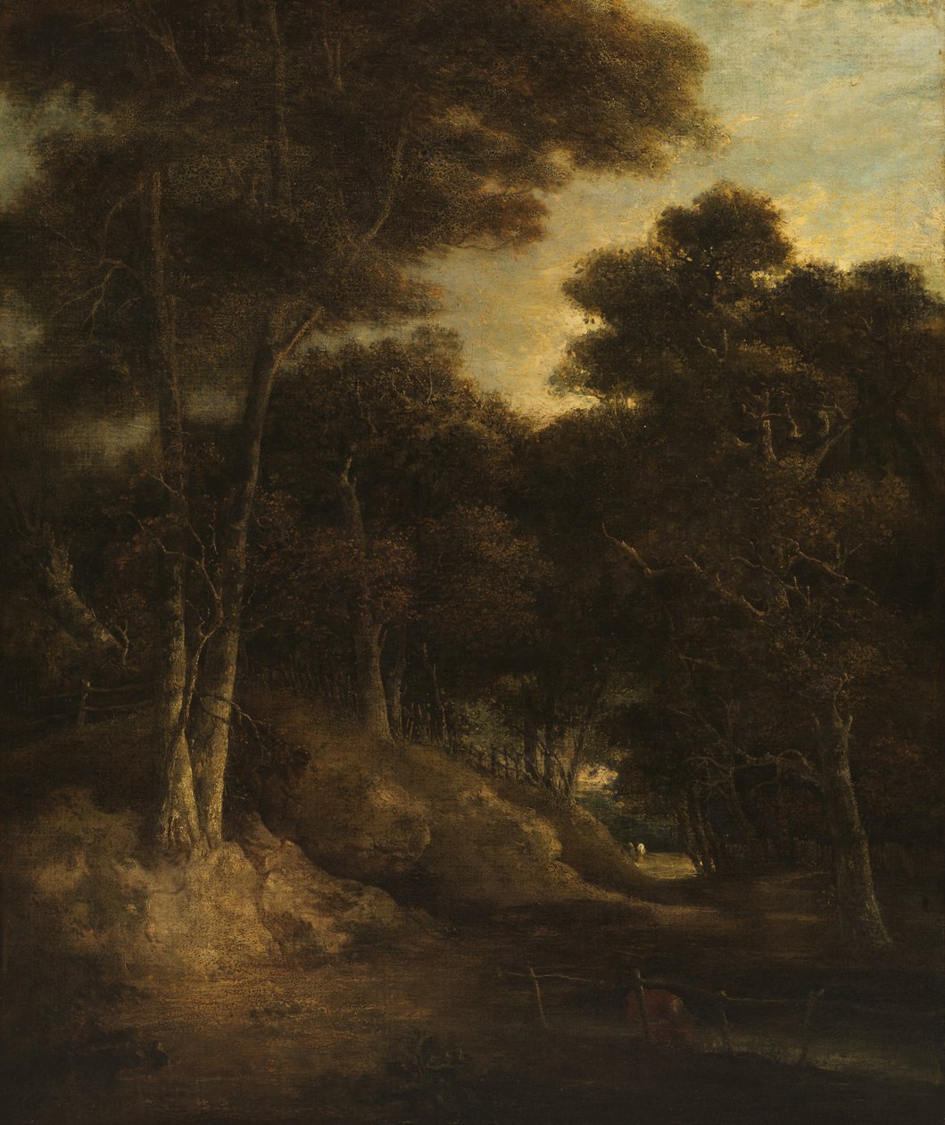 Táj - Erdő széle, 1800-20 körül alkotó: John Crome