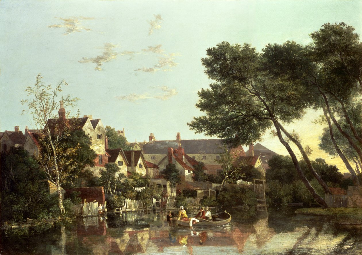 Norwich River, Délután, 1812-1919 körül alkotó: John Crome