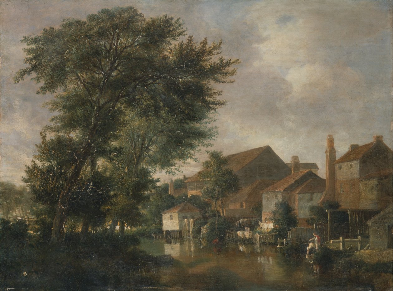 A Wensum folyó, Norwich alkotó: John Crome