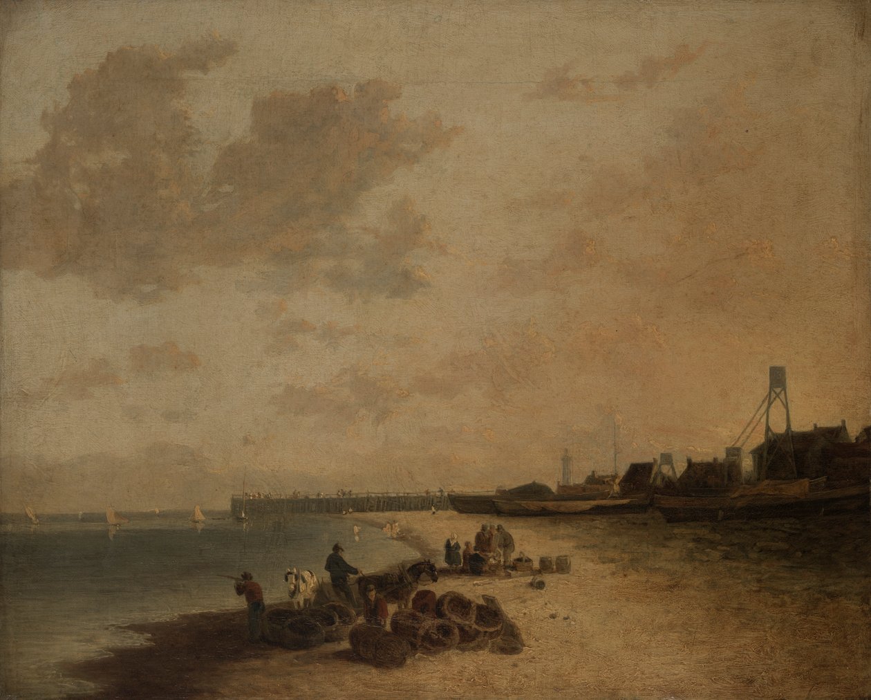 Yarmouth Beach alkotó: John Crome