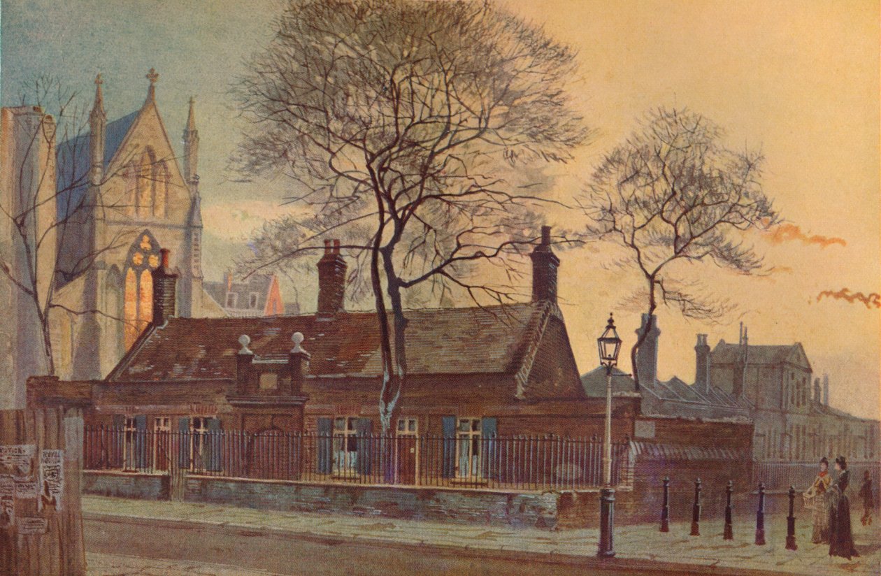 Butlers Almshouses, Westminster, London, 1879, 1926 alkotó: John Crowther