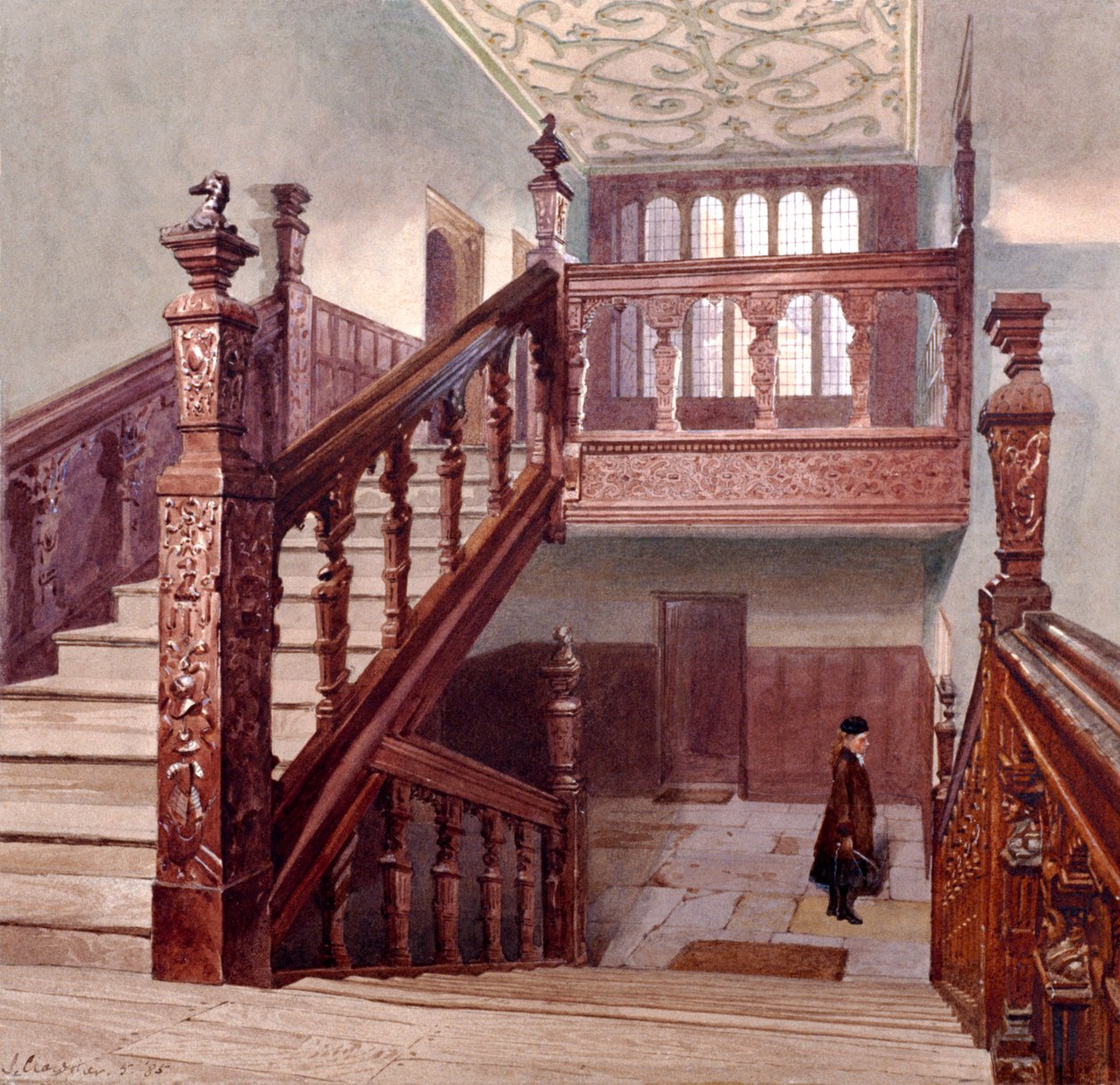 Charterhouse, London, 1885 alkotó: John Crowther