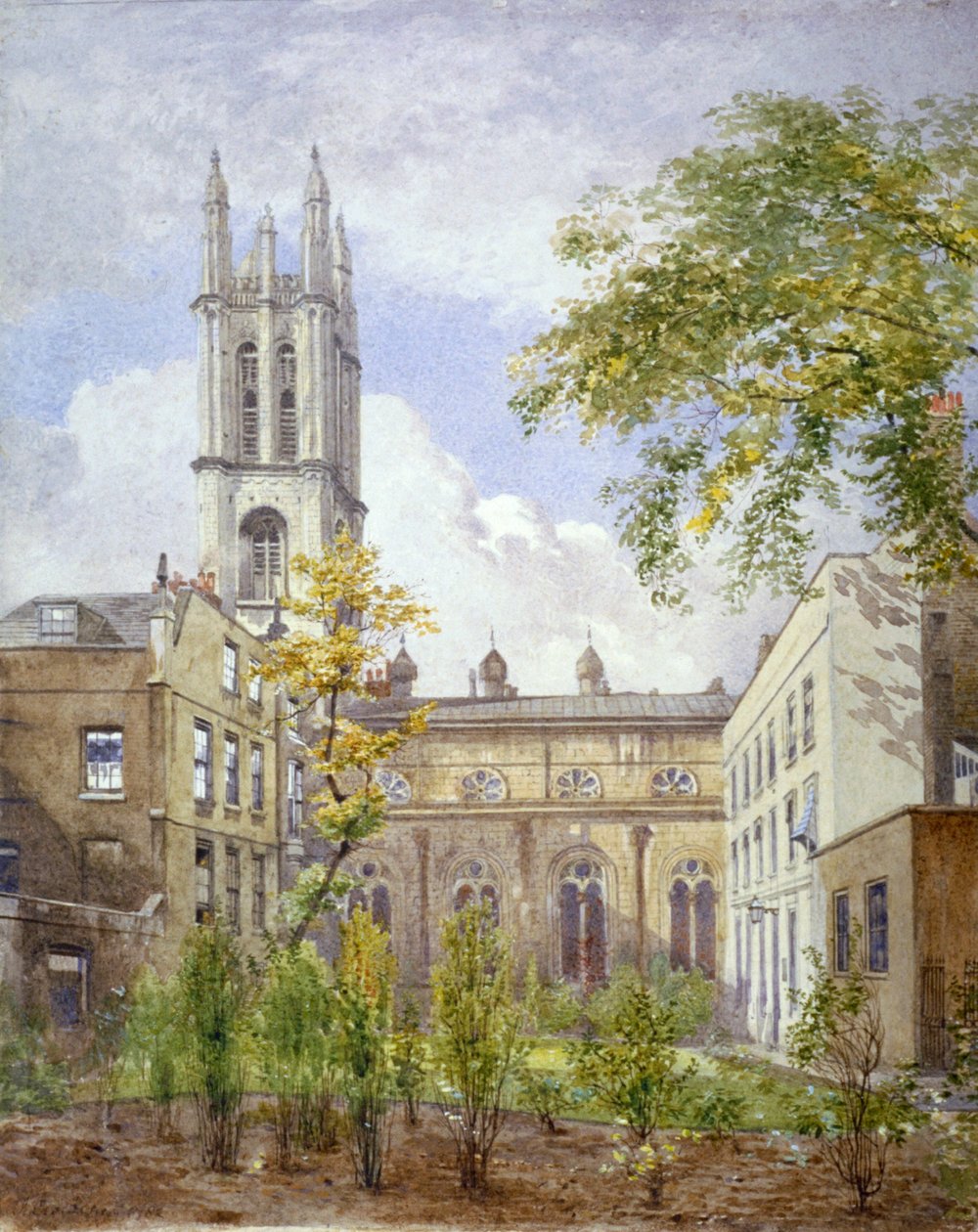 Szent Mihály-templom, Cornhill, London City, 1882. alkotó: John Crowther