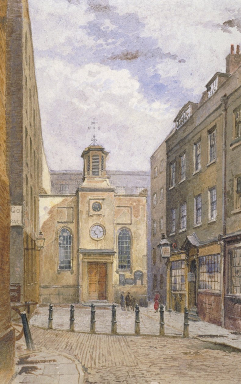 Szentháromság-templom, Minories, London, 1881 alkotó: John Crowther
